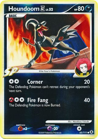 Houndoom E4 - 65/111 - Reverse Holo - EN